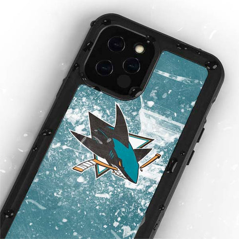 NHL San Jose Sharks Frozen iPhone 12 Pro Waterproof Case