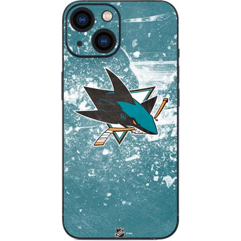 NHL San Jose Sharks Frozen iPhone 13 Mini Skin