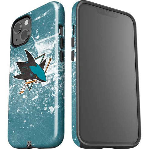 NHL San Jose Sharks Frozen iPhone 14 Impact Case