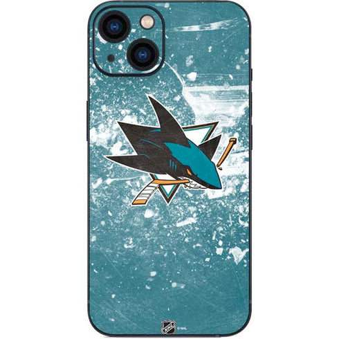 NHL San Jose Sharks Frozen iPhone 15 Plus Skin