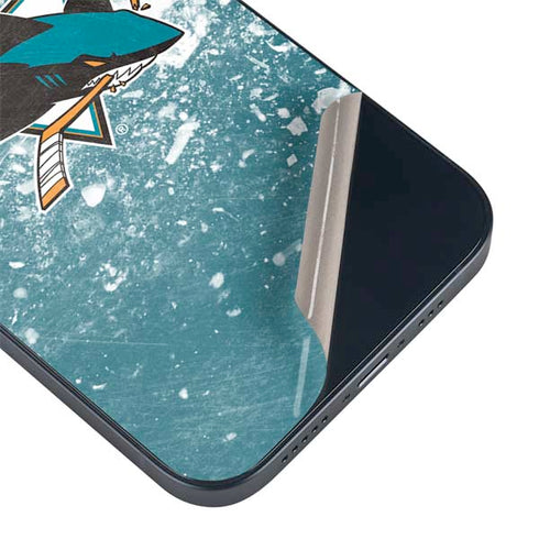 NHL San Jose Sharks Frozen iPhone 15 Plus Skin
