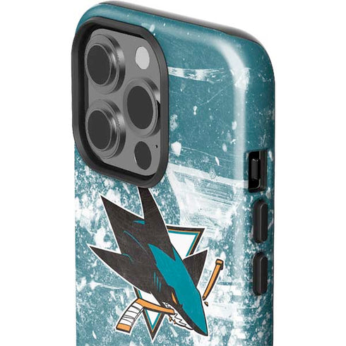 NHL San Jose Sharks Frozen iPhone 15 Pro Impact Case