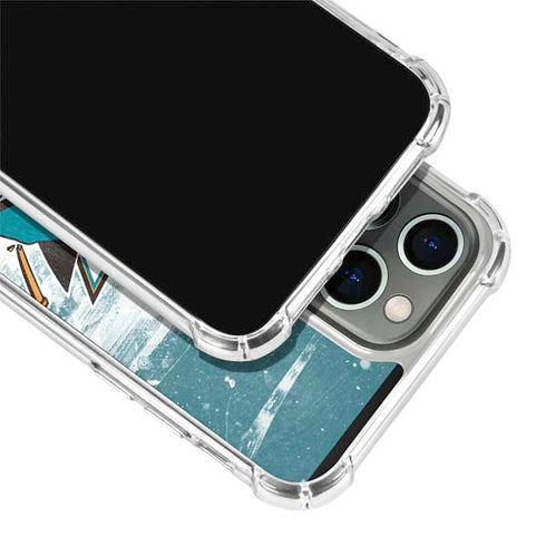 NHL San Jose Sharks Frozen iPhone 15 Pro Max Clear Case