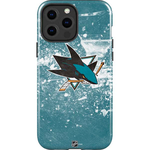 NHL San Jose Sharks Frozen iPhone 15 Pro Max Impact Case