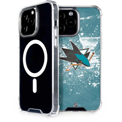 NHL San Jose Sharks Frozen iPhone 15 Pro Max MagSafe Case