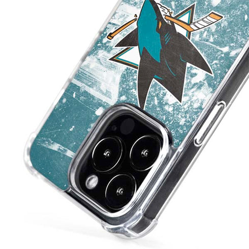 NHL San Jose Sharks Frozen iPhone 15 Pro Max MagSafe Case