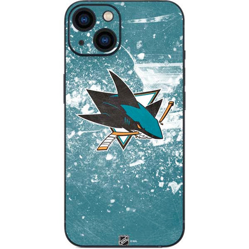 NHL San Jose Sharks Frozen iPhone 14 Skin