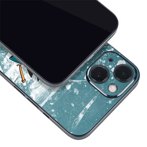 NHL San Jose Sharks Frozen iPhone 14 Skin