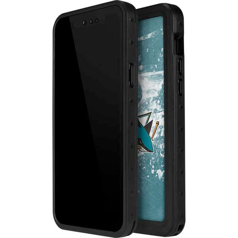 NHL San Jose Sharks Frozen iPhone 15 Plus Waterproof Case