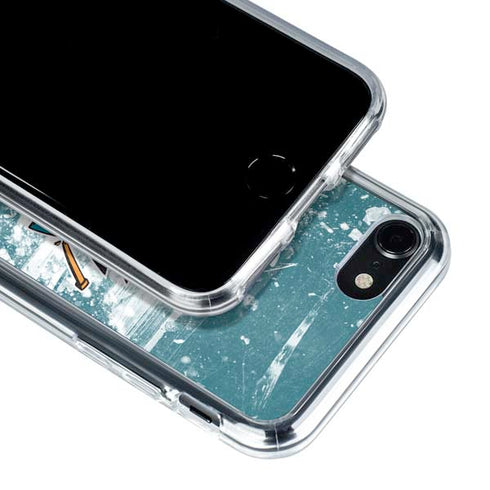NHL San Jose Sharks Frozen iPhone SE (2nd & 3rd Gen) Clear Case