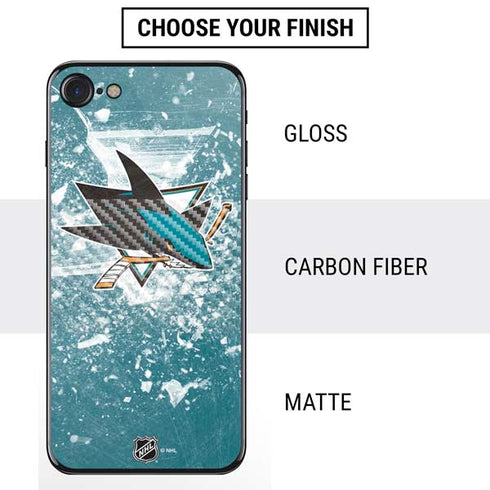 NHL San Jose Sharks Frozen iPhone SE (2nd & 3rd Gen) Skin