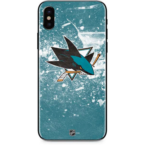 NHL San Jose Sharks Frozen iPhone X Skin