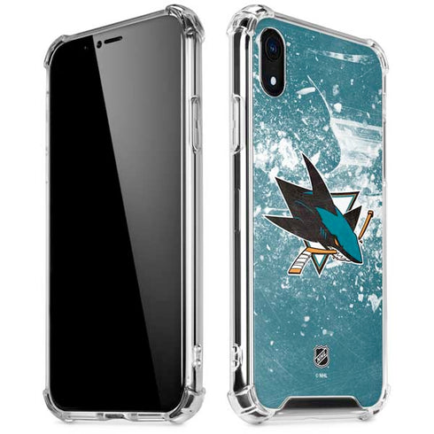 NHL San Jose Sharks Frozen iPhone XR Clear Case