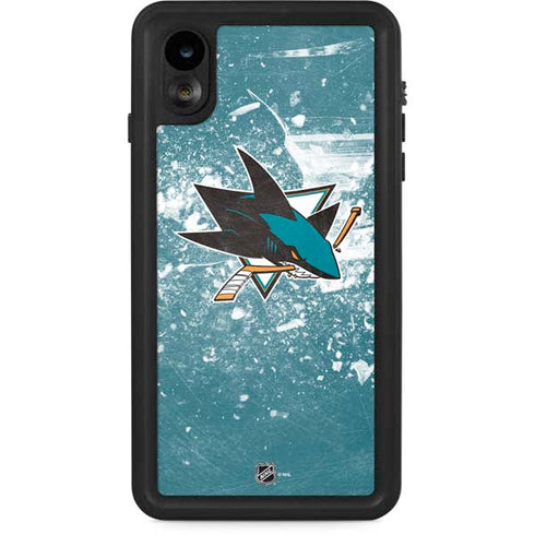 NHL San Jose Sharks Frozen iPhone XR Waterproof Case
