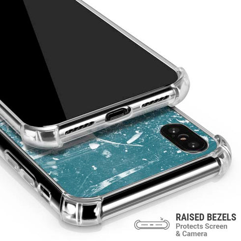 NHL San Jose Sharks Frozen iPhone XS Max Clear Case