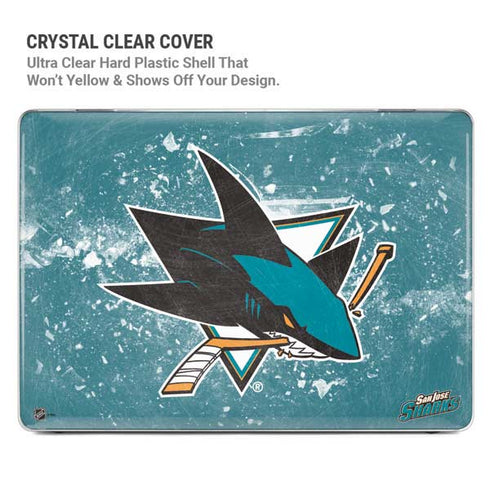 NHL San Jose Sharks Frozen MacBook Pro 16in (2021-25) Case plus Skin
