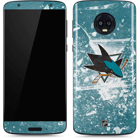 NHL San Jose Sharks Frozen Moto G6 Skin