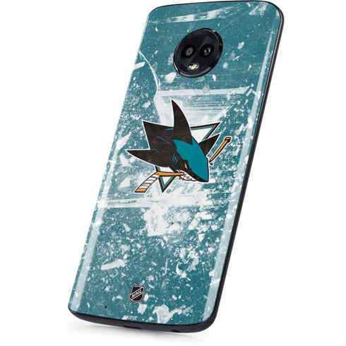 NHL San Jose Sharks Frozen Moto G6 Skin