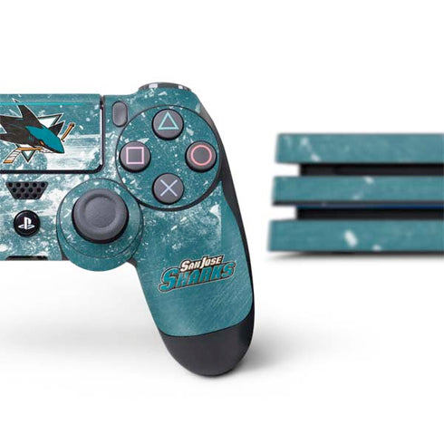 NHL San Jose Sharks Frozen PS4 Pro Bundle Skin