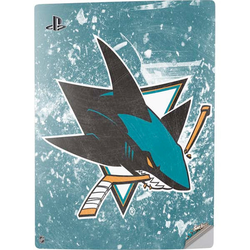 NHL San Jose Sharks Frozen PS5 Digital Edition Console Skin