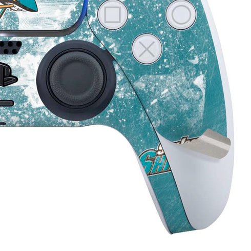 NHL San Jose Sharks Frozen PS5 Slim Digital Edition Bundle Skin