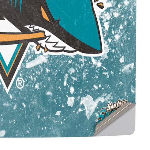 NHL San Jose Sharks Frozen PS5 Slim Digital Edition Console Skin
