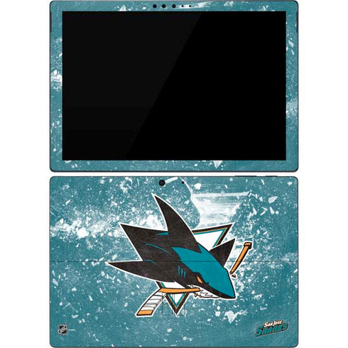 NHL San Jose Sharks Frozen Surface Pro 7 Skin