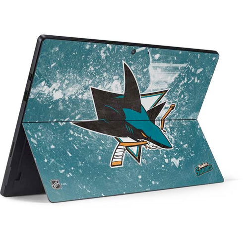 NHL San Jose Sharks Frozen Surface Pro 7 Skin