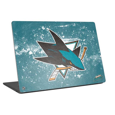 NHL San Jose Sharks Frozen Universal Laptop 16.6in (13.4 x 9.7in) Skin
