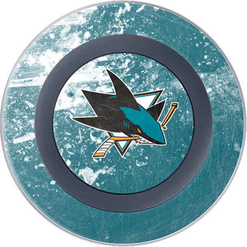 NHL San Jose Sharks Frozen Wireless Charger Skin