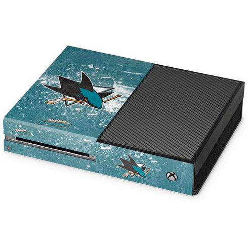 NHL San Jose Sharks Frozen Xbox One Console Skin