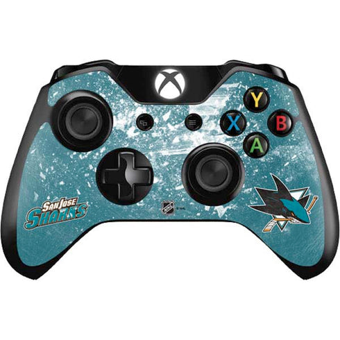 NHL San Jose Sharks Frozen Xbox One Controller Skin