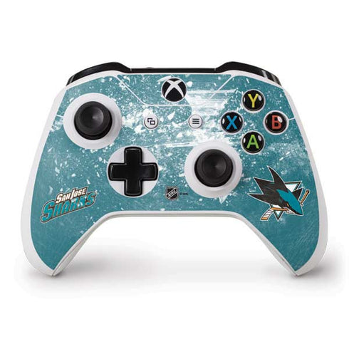 NHL San Jose Sharks Frozen Xbox One S Controller Skin