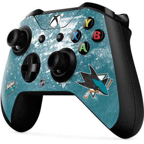 NHL San Jose Sharks Frozen Xbox One X Controller Skin