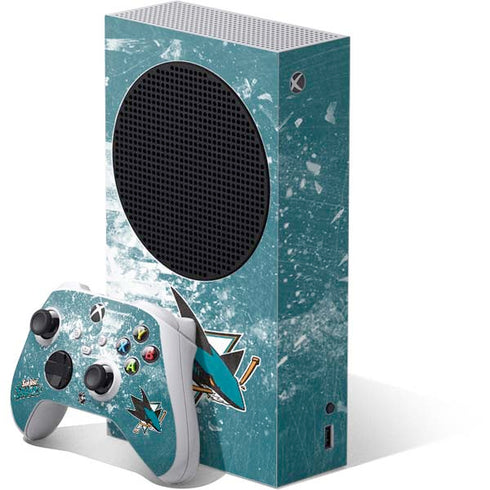NHL San Jose Sharks Frozen Xbox Series S Skins