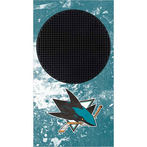 NHL San Jose Sharks Frozen Xbox Series S Console Skin