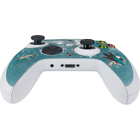 NHL San Jose Sharks Frozen Xbox Series S Controller Skin