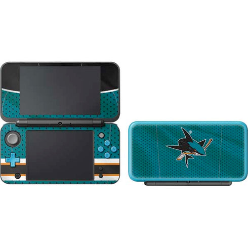 NHL San Jose Sharks Home Jersey Nintendo 2DS XL (2017) Skin