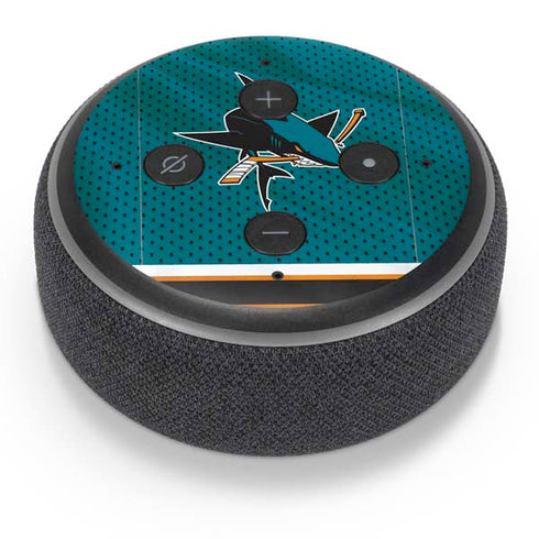 NHL San Jose Sharks Home Jersey Amazon Echo Dot Skin