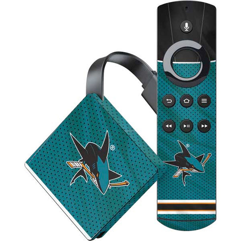 NHL San Jose Sharks Home Jersey Amazon Fire TV Skin