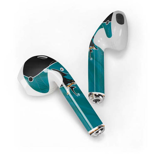 NHL San Jose Sharks Home Jersey Apple AirPods Skin