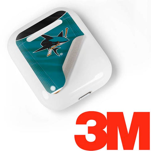 NHL San Jose Sharks Home Jersey Apple AirPods Skin