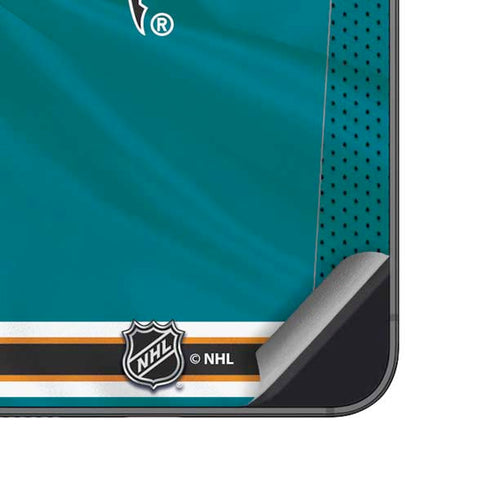 NHL San Jose Sharks Home Jersey Galaxy A14 5G Skin