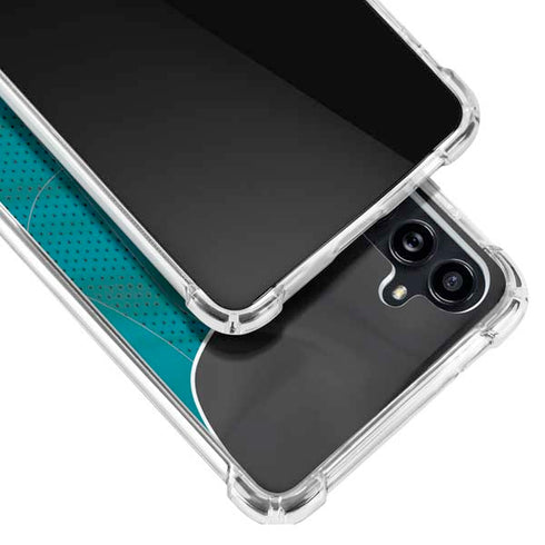 NHL San Jose Sharks Home Jersey Galaxy A54 5G Clear Case