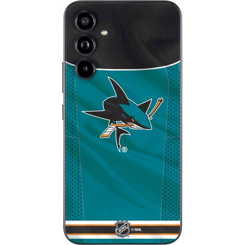 NHL San Jose Sharks Home Jersey Galaxy A54 5G Skin