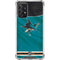 NHL San Jose Sharks Home Jersey Galaxy A72 5G Clear Case
