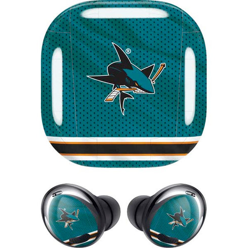NHL San Jose Sharks Home Jersey Galaxy Buds Pro Skin