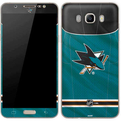 NHL San Jose Sharks Home Jersey Galaxy J7 Skin