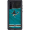 NHL San Jose Sharks Home Jersey Galaxy Note 10 Waterproof Case