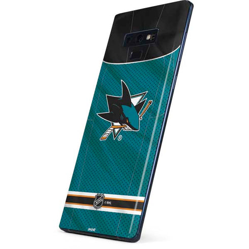 NHL San Jose Sharks Home Jersey Galaxy Note 9 Skin